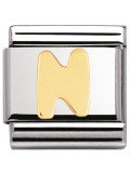Maillon Nomination classic Lettre N standard Or 