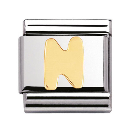 Maillon Nomination classic Lettre N standard Or