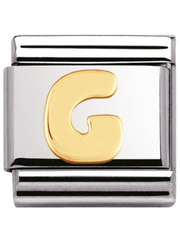 Maillon Nomination classic Lettre G standard Or