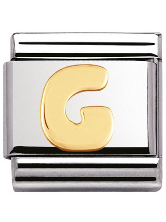 Maillon Nomination classic Lettre G standard Or