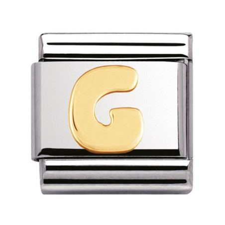 Maillon Nomination classic Lettre G standard Or