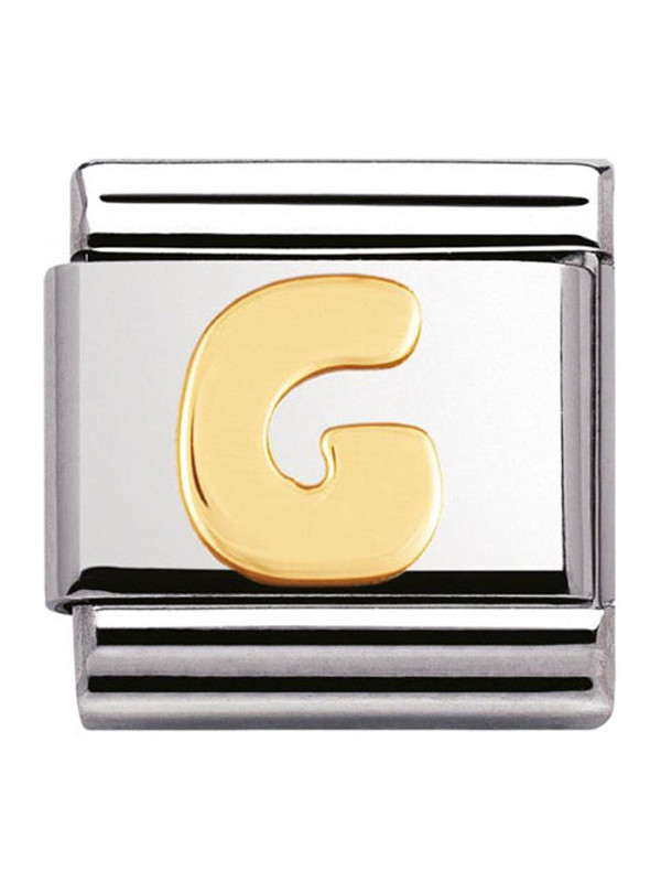Maillon Nomination classic Lettre G standard Or