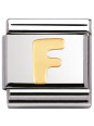 Maillon Nomination classic Lettre F standard Or