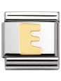 Maillon Nomination classic Lettre D standard Or