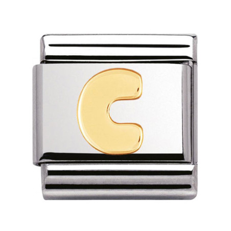 Maillon Nomination classic Lettre C standard Or
