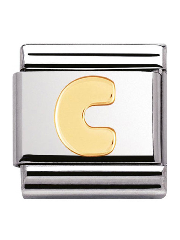 Maillon Nomination classic Lettre C standard Or