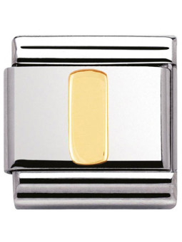 Maillon Nomination classic Lettre I standard Or