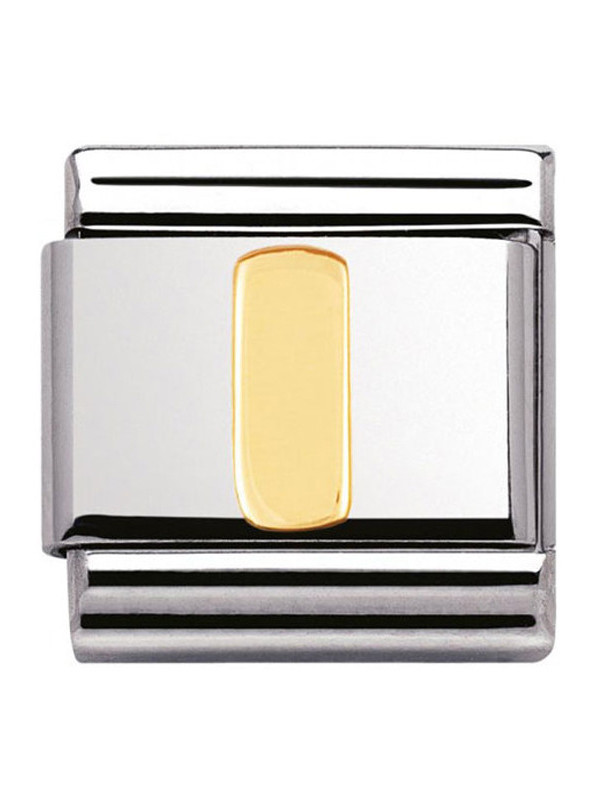 Maillon Nomination classic Lettre I standard Or