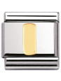 Maillon Nomination classic Lettre I standard Or
