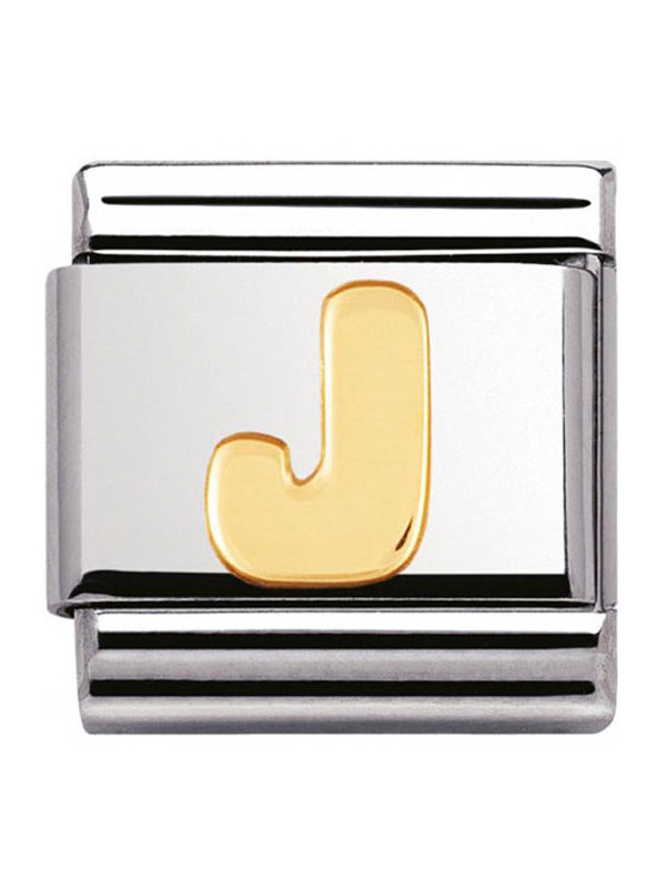 Maillon Nomination classic Lettre J standard Or