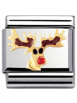 Maillon Nomination classic renne de noël