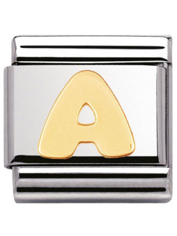 Maillon Nomination classic Lettre A standard Or