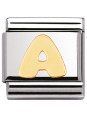 Maillon Nomination classic Lettre A standard Or