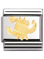 Maillon Nomination classic signe du zodiaque Scorpion