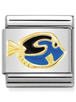 Maillon Nomination classic poisson chirurgien en Or