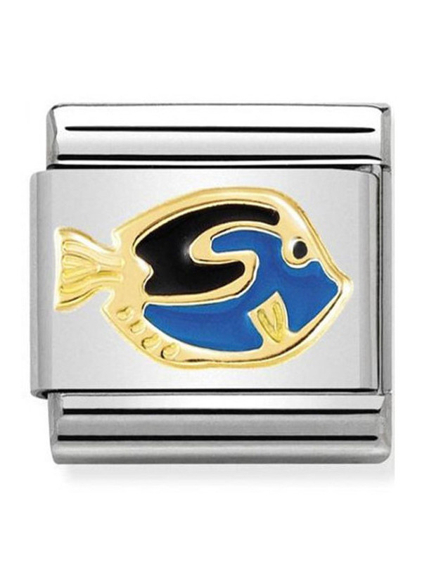 Maillon Nomination classic poisson chirurgien en Or