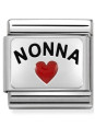 Maillon Nomination classic Argent coeur nonna