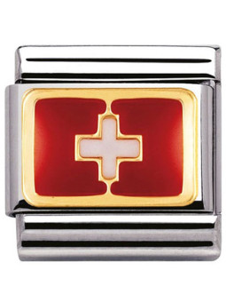 Maillon Nomination classic drapeau Suisse