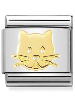 Maillon Nomination classic chaton en Or