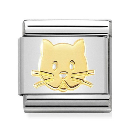 Maillon Nomination classic chaton en Or