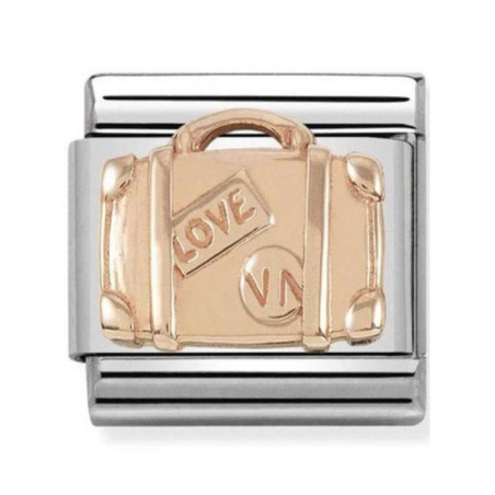 Maillon Nomination classic relief valise de voyage