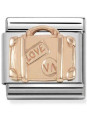 Maillon Nomination classic relief valise de voyage