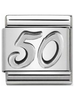 Maillon Nomination classic 50 en Argent