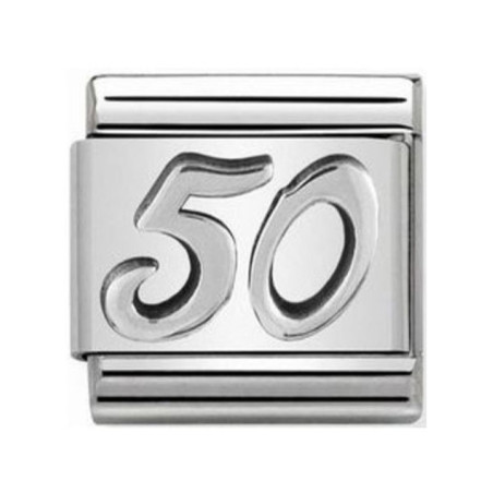 Maillon Nomination classic 50 en Argent