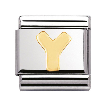 Maillon Nomination classic Lettre Y standard Or