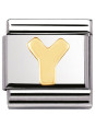 Maillon Nomination classic Lettre Y standard Or