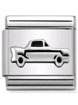 Maillon Nomination classic voiture en Argent