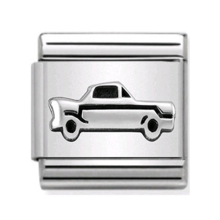 Maillon Nomination classic voiture en Argent
