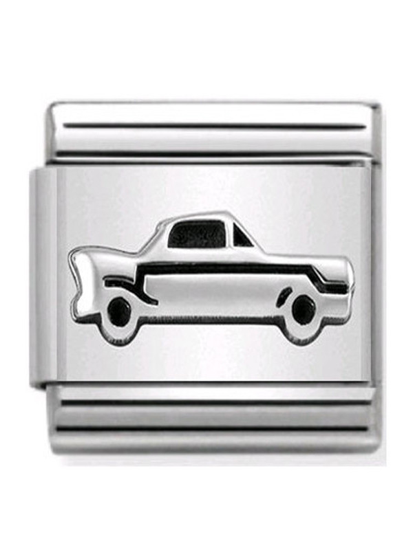 Maillon Nomination classic voiture en Argent