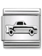Maillon Nomination classic voiture en Argent