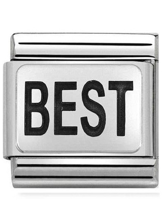 Maillon Nomination classic Best en Argent