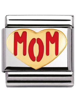 Maillon Nomination classic mom coeur