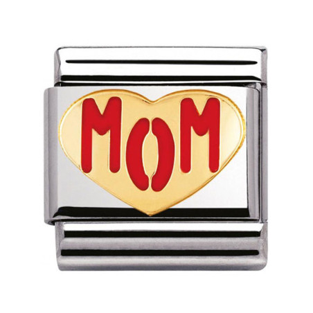 Maillon Nomination classic mom coeur