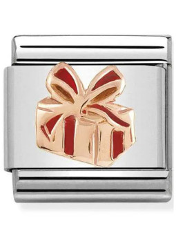 Maillon Nomination classic sapin Or rose