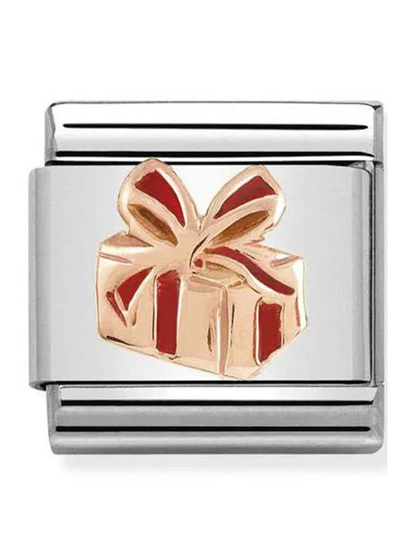 Maillon Nomination classic sapin Or rose