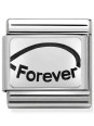 Maillon Nomination classic Forever en Argent