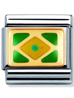 Maillon Nomination classic drapeau Brésil