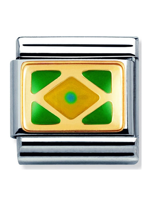 Maillon Nomination classic drapeau Brésil