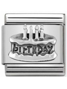 Maillon Nomination classic gateau en Argent