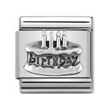 Maillon Nomination classic gateau en Argent