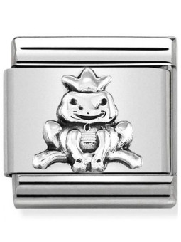 Maillon Nomination classic grenouille en Argent