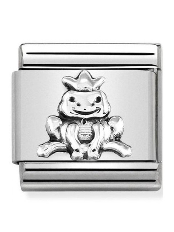 Maillon Nomination classic grenouille en Argent