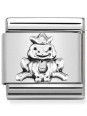 Maillon Nomination classic grenouille en Argent