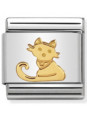 Maillon Nomination classic chat en Or