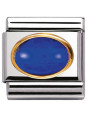 Maillon Nomination classic lapis lazuli ovale