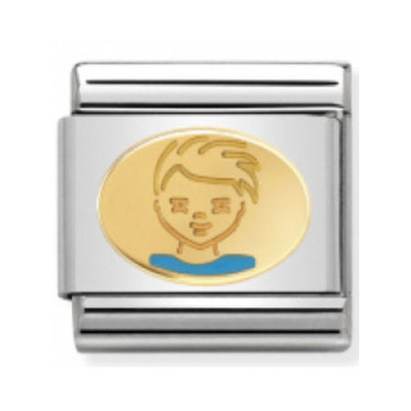 Maillon Nomination classic petit garçon en Or